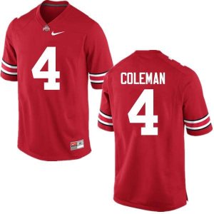 Men's Ohio State Buckeyes #4 Kurt Coleman Red Nike NCAA College Football Jersey December IMQ7144FJ